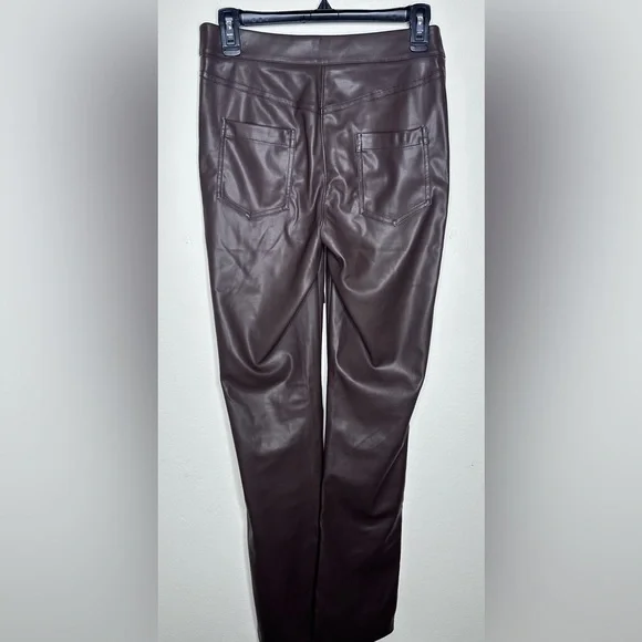Rumored Straight Shooter  Lace-Up Pants in Black Coffee Size Small Pre-owned - Picture 10 of 12